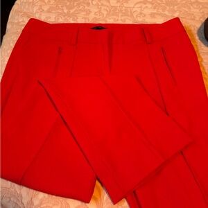 Ann Taylor - Red- tailored dress pants Size 14. Never worn but no tags.